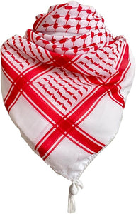 Red and white tie shimagh