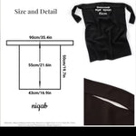 Arabic Tie Niqab 3 layer