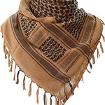 Brown and black shimagh