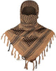 Brown and black shimagh