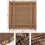 Brown and black shimagh