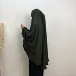 Ruffle Hijab Long