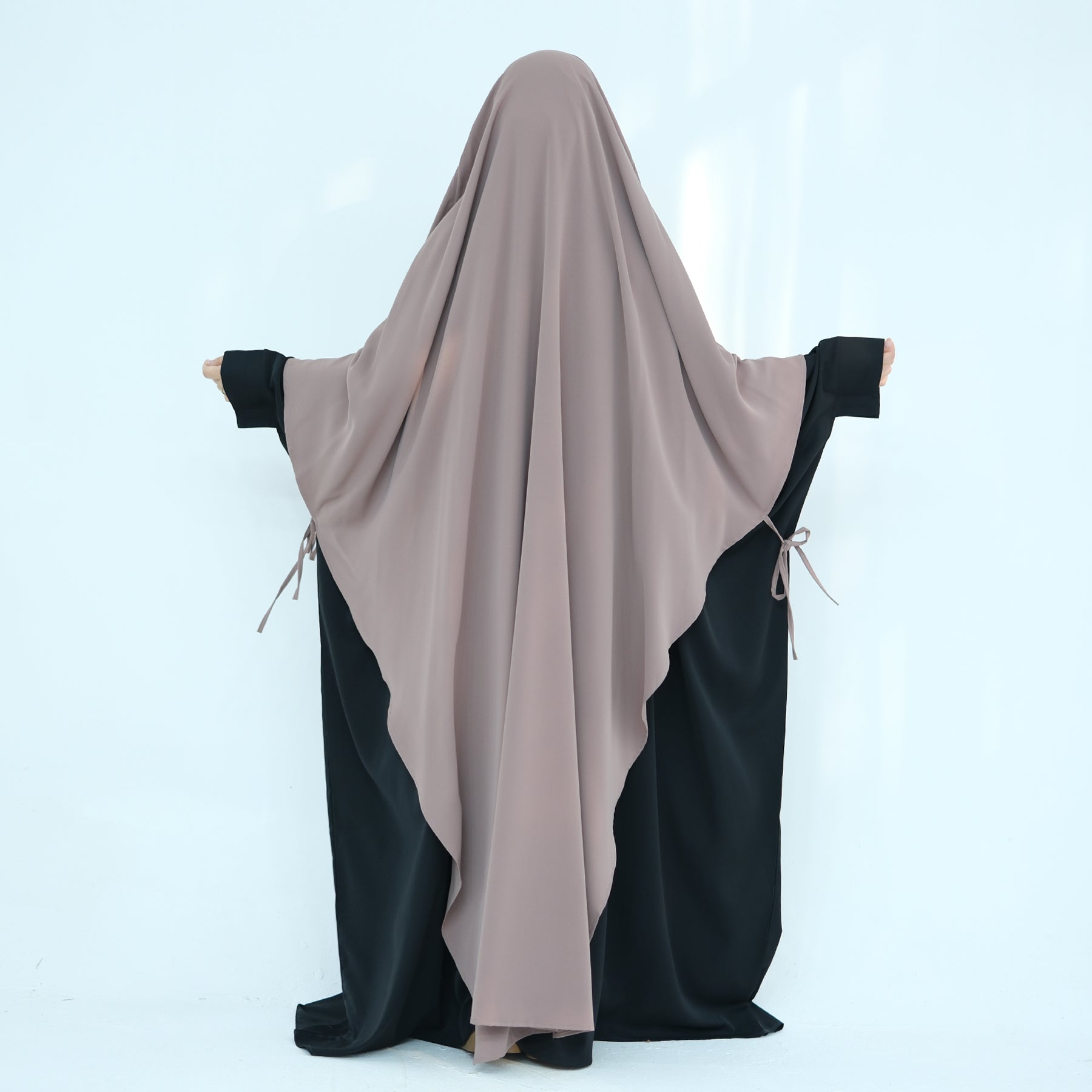 Long Hijab Khimar One Layer
