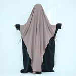 Long Hijab Khimar One Layer