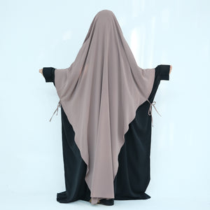 Long Hijab Khimar One Layer