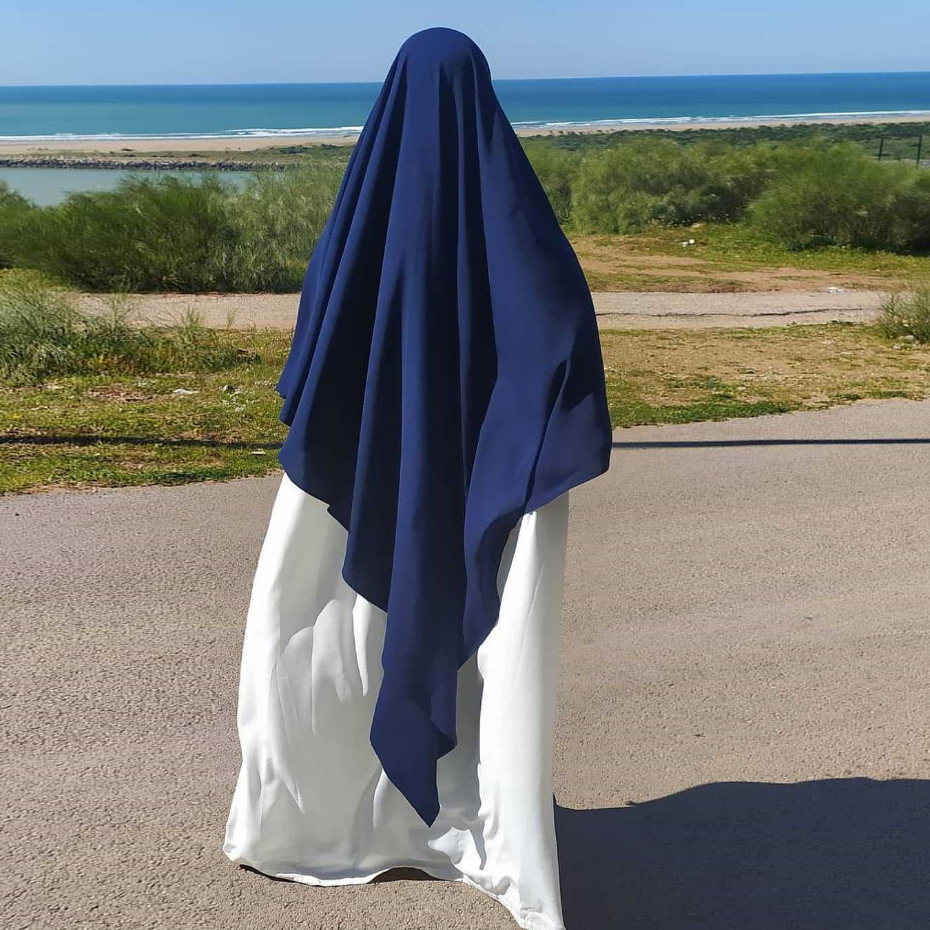 One Layer Chiffon Khimar