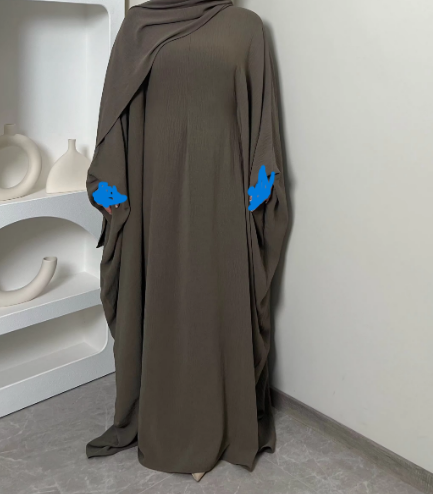 Butterfly Abaya Hijab 2 Pieces Set