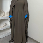 Butterfly Abaya Hijab 2 Pieces Set