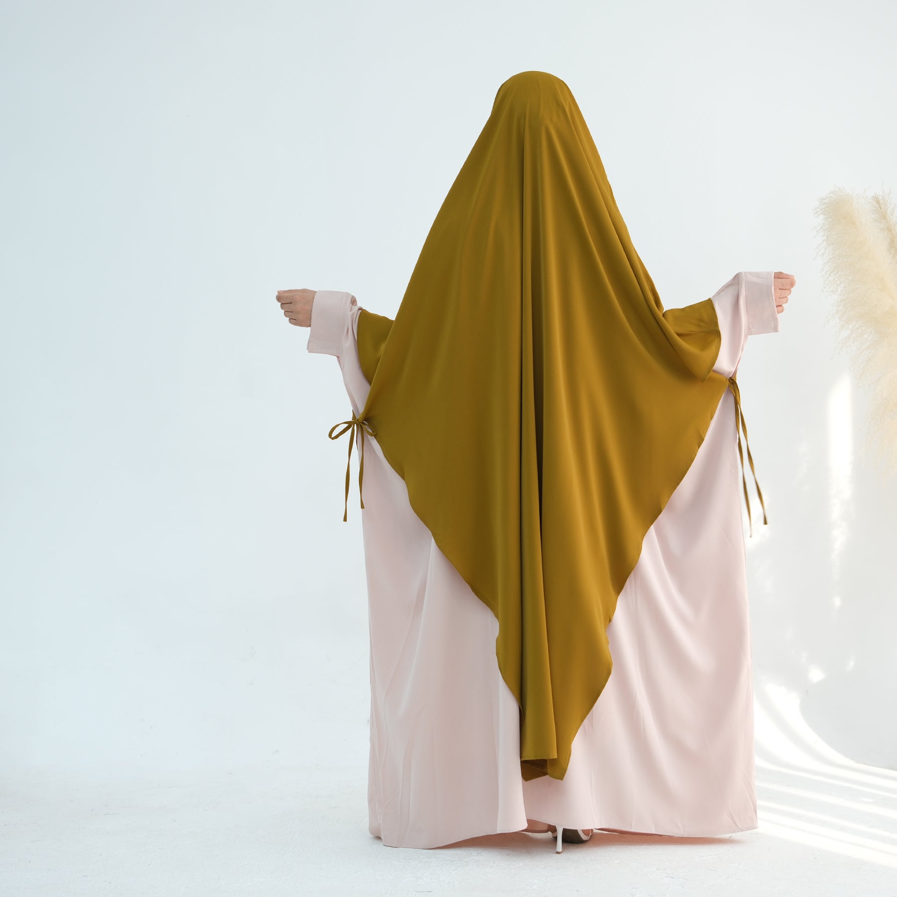 Long Hijab Khimar One Layer