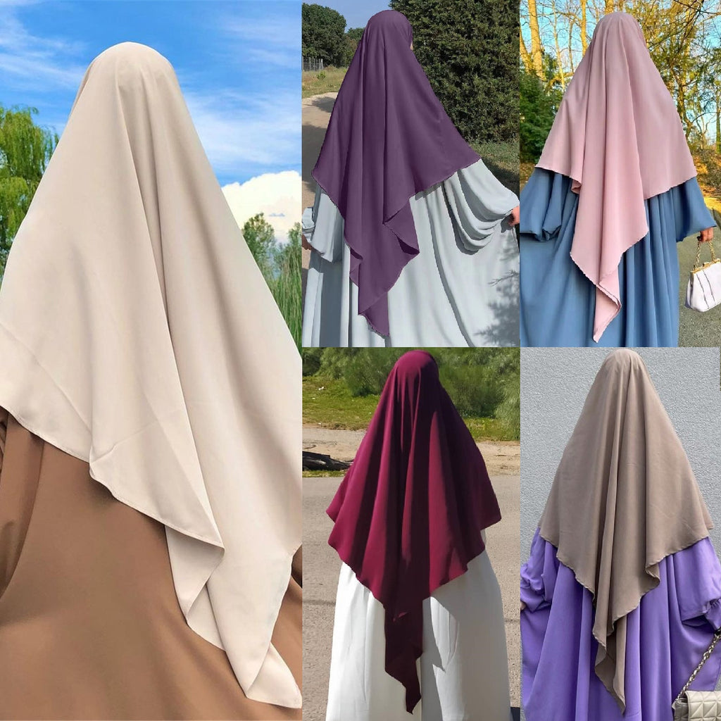 One Layer Chiffon Khimar