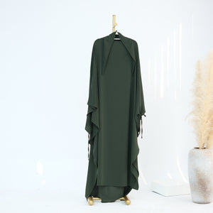 Long Hijab Khimar One Layer