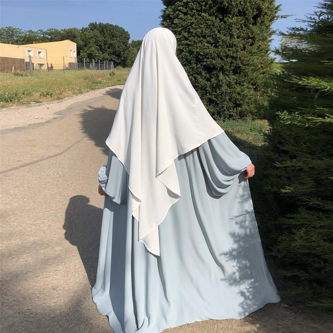 One Layer Chiffon Khimar