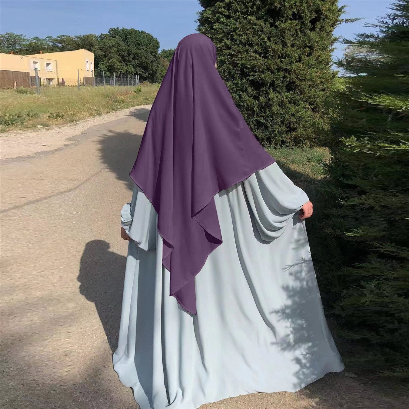 One Layer Chiffon Khimar