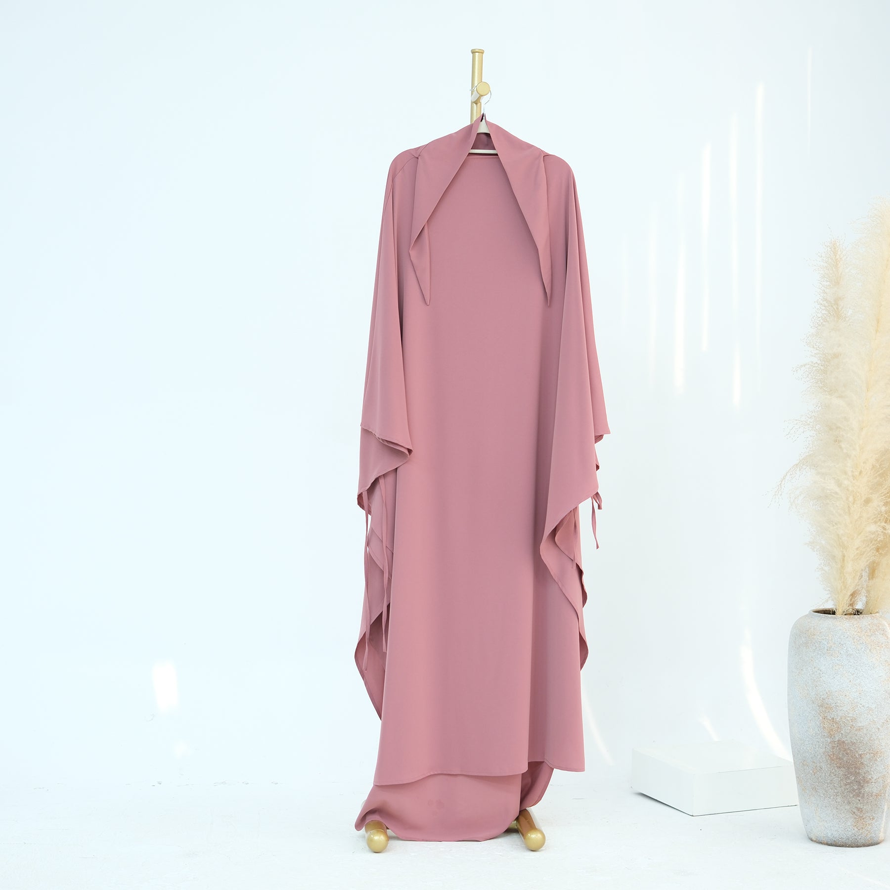 Long Hijab Khimar One Layer