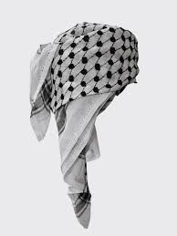 black and white tie shimagh