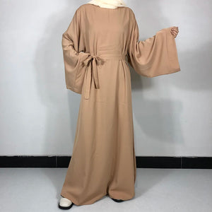 Plain Nida Abaya With Free Belt High Quality