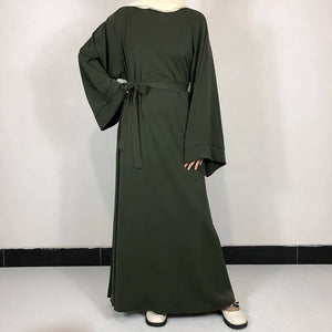Plain Nida Abaya With Free Belt High Quality