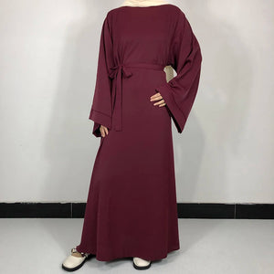 Plain Nida Abaya With Free Belt High Quality