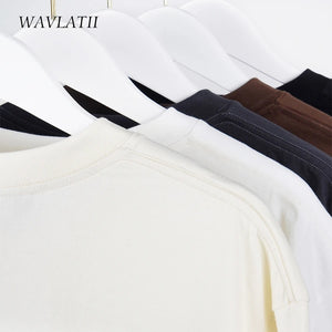 Oversized drop shoulder plain tshirt