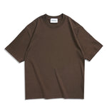 Oversized drop shoulder plain tshirt