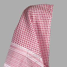 Red and white shimagh