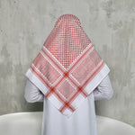 Red and white shimagh