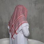 Red and white shimagh